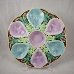 Fielding & Co. Majolica Oyster Plate - SOLD